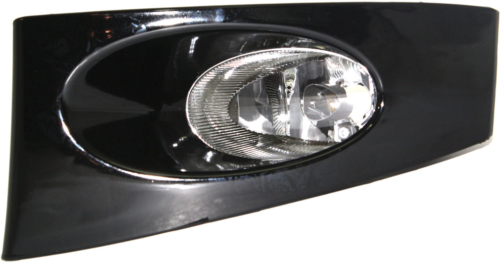 FIT 07-08 FRONT FOG LAMP LH, Lens and Housing, Black