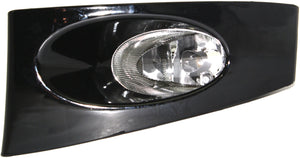 FIT 07-08 FRONT FOG LAMP LH, Lens and Housing, Black
