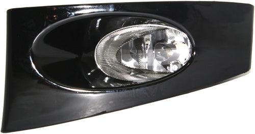 FIT 07-08 FRONT FOG LAMP LH, Lens and Housing, Black