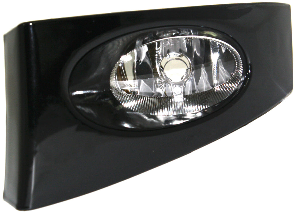 FIT 07-08 FRONT FOG LAMP LH, Lens and Housing, Black