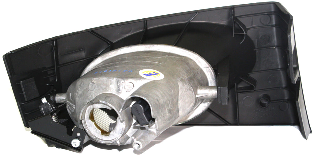 FIT 07-08 FRONT FOG LAMP LH, Lens and Housing, Black