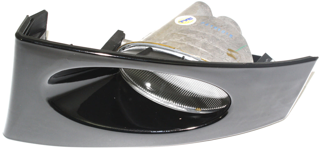 FIT 07-08 FRONT FOG LAMP LH, Lens and Housing, Black