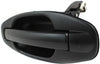 SANTA FE 01-06 REAR EXTERIOR DOOR HANDLE LH, Smooth Black, Plastic