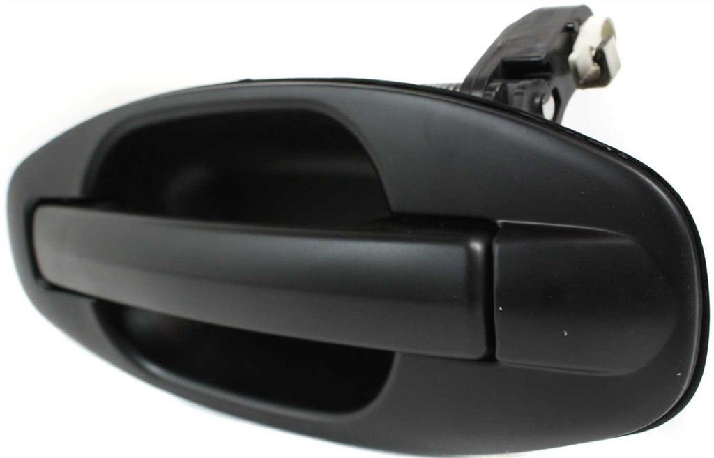 SANTA FE 01-06 REAR EXTERIOR DOOR HANDLE LH, Smooth Black, Plastic