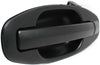 SANTA FE 01-06 REAR EXTERIOR DOOR HANDLE LH, Smooth Black, Plastic