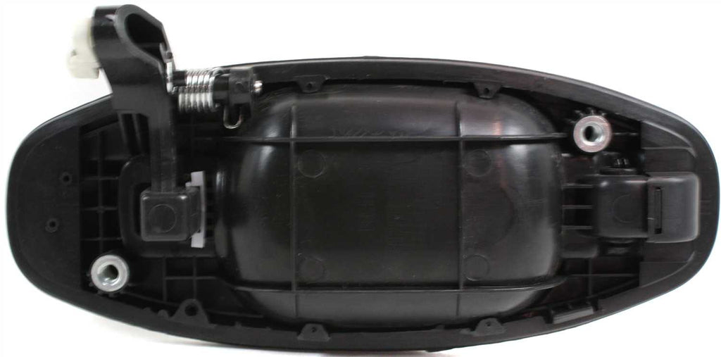 SANTA FE 01-06 REAR EXTERIOR DOOR HANDLE LH, Smooth Black, Plastic