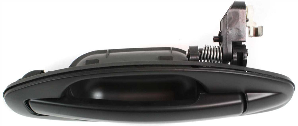 SANTA FE 01-06 REAR EXTERIOR DOOR HANDLE LH, Smooth Black, Plastic