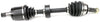 CIVIC 89-91 FRONT CV AXLE ASSEMBLY RH, New