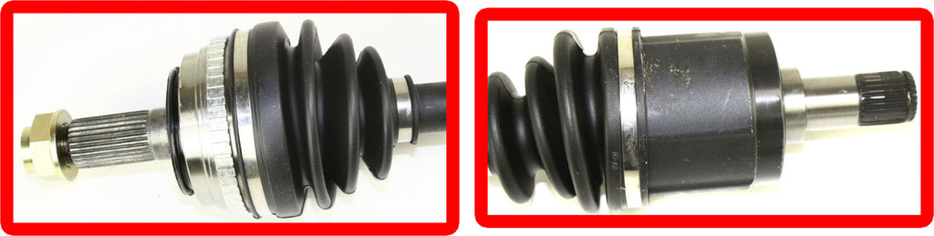 ACCORD 90-93 FRONT CV AXLE ASSEMBLY LH, New, Gas, FI, Non-ABS, Auto Trans