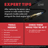 ACCORD 95-99 / PILOT 03-04 OXYGEN SENSOR, Heated, 4-Wire, Threaded-in type