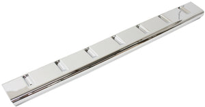 LIBERTY 08-12 FRONT BUMPER MOLDING, Lower, Plastic, Chrome - CAPA
