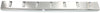 LIBERTY 08-12 FRONT BUMPER MOLDING, Lower, Plastic, Chrome - CAPA