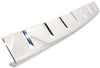 LIBERTY 08-12 FRONT BUMPER MOLDING, Lower, Plastic, Chrome - CAPA