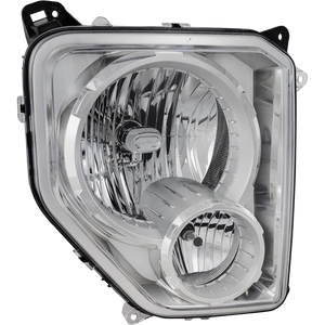LIBERTY 08-12 HEAD LAMP RH, Assembly, Halogen, Chrome Interior, w/ Fog Light - CAPA