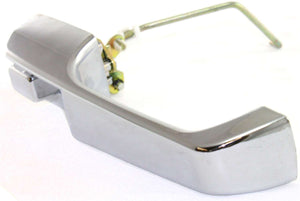 GRAND CHEROKEE 93-98 FRONT EXTERIOR DOOR HANDLE RH, All Chrome, w/o Keyhole