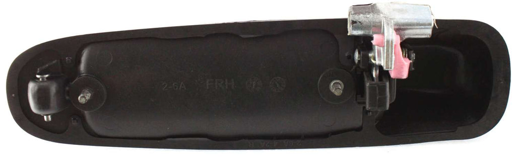 GRAND CHEROKEE 99-04/LIBERTY 02-07 FRONT EXTERIOR DOOR HANDLE Right, Txtrd Blk, w/o Keyhole, Plastic