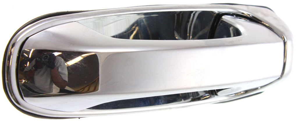 GRAND CHEROKEE 99-04/LIBERTY 02-07 REAR EXTERIOR DOOR HANDLE RH, All Chrome, Plastic