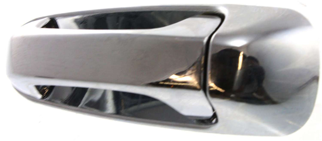 GRAND CHEROKEE 99-04/LIBERTY 02-07 REAR EXTERIOR DOOR HANDLE LH, All Chrome, Plastic