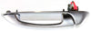 GRAND CHEROKEE 99-04/LIBERTY 02-07 REAR EXTERIOR DOOR HANDLE LH, All Chrome, Plastic