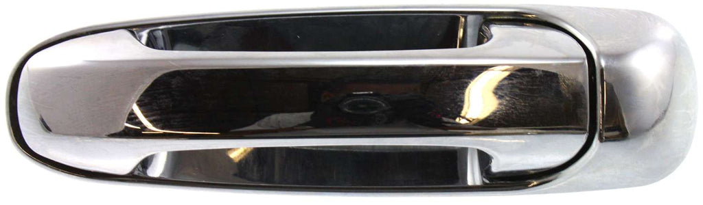GRAND CHEROKEE 99-04/LIBERTY 02-07 REAR EXTERIOR DOOR HANDLE LH, All Chrome, Plastic