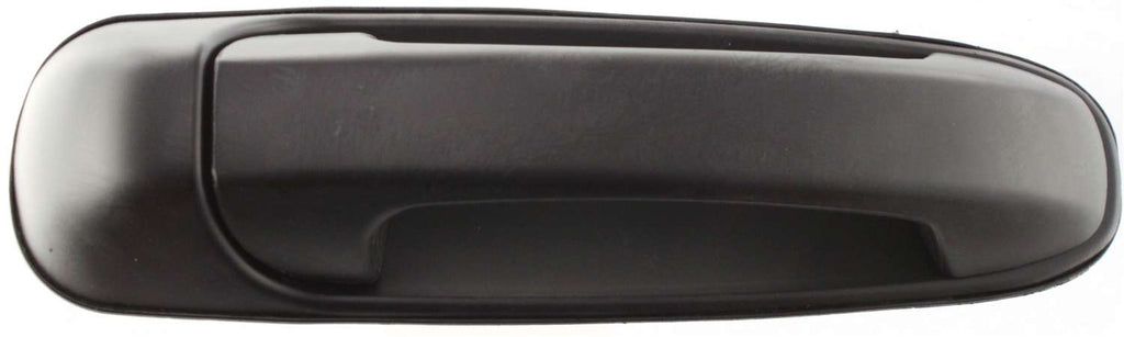 GRAND CHEROKEE 99-04/LIBERTY 02-07 REAR EXTERIOR DOOR HANDLE RH, Smth Black, Plastic