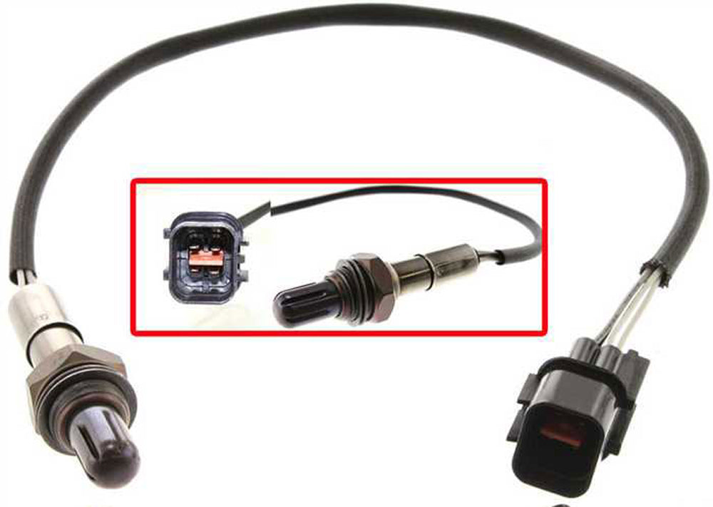SONATA 99-06 OXYGEN SENSOR, Heated, 4-Wire, Threaded-in type