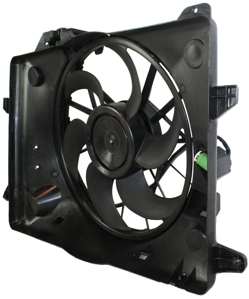 TOWN CAR 00-02 RADIATOR FAN SHROUD ASSEMBLY, Includes resistor