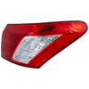 ES350 07-09 TAIL LAMP RH, Outer, Lens and Housing