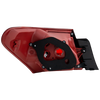ES350 07-09 TAIL LAMP RH, Outer, Lens and Housing