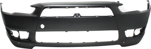 LANCER 08-15 FRONT BUMPER COVER, Primed, w/ Air Dam Holes, Standard Type, (Exc. Evolution Models)