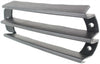 MONTERO SPORT 00-04 FRONT BUMPER GRILLE RH, Outer, Textured Black, w/o Fog Light Type