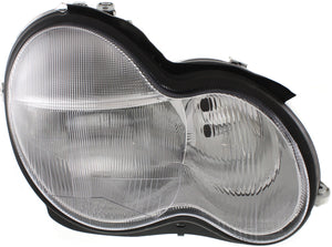 C-CLASS 01-07 HEAD LAMP RH, Lens and Housing, w/o Bulb and Ballast, Xenon, (203) Chassis, Sedan