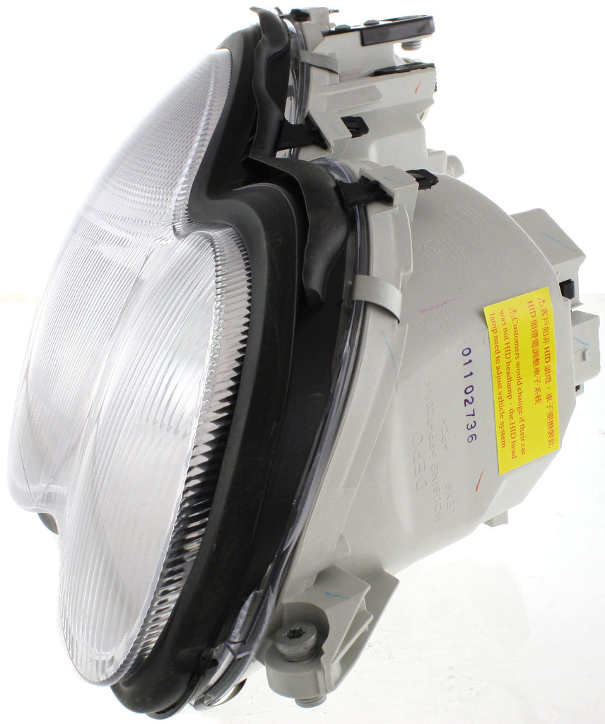 C-CLASS 01-07 HEAD LAMP RH, Lens and Housing, w/o Bulb and Ballast, Xenon, (203) Chassis, Sedan