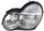 C-CLASS 01-07 HEAD LAMP LH, Lens and Housing, w/o Bulb and Ballast, Xenon, (203) Chassis, Sedan