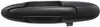 MPV 00-06 FRONT EXTERIOR DOOR HANDLE RH, Smooth Black, w/o Keyhole, w/o Keyless Entry, Plastic