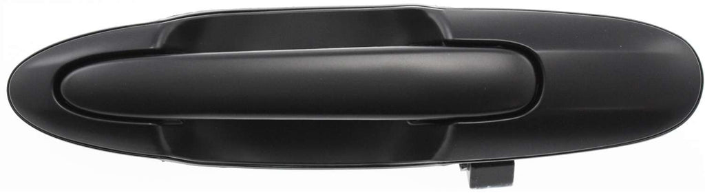 MPV 00-06 FRONT EXTERIOR DOOR HANDLE RH, Smooth Black, w/o Keyhole, w/o Keyless Entry, Plastic