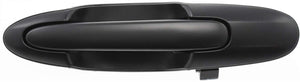 MPV 00-06 FRONT EXTERIOR DOOR HANDLE RH, Smooth Black, w/o Keyhole, w/o Keyless Entry, Plastic