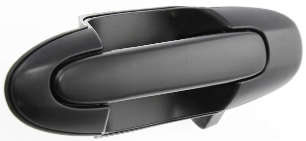 MPV 00-06 FRONT EXTERIOR DOOR HANDLE RH, Smooth Black, w/o Keyhole, w/o Keyless Entry, Plastic