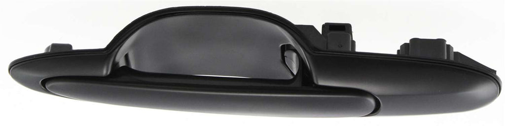 MPV 00-06 FRONT EXTERIOR DOOR HANDLE RH, Smooth Black, w/o Keyhole, w/o Keyless Entry, Plastic