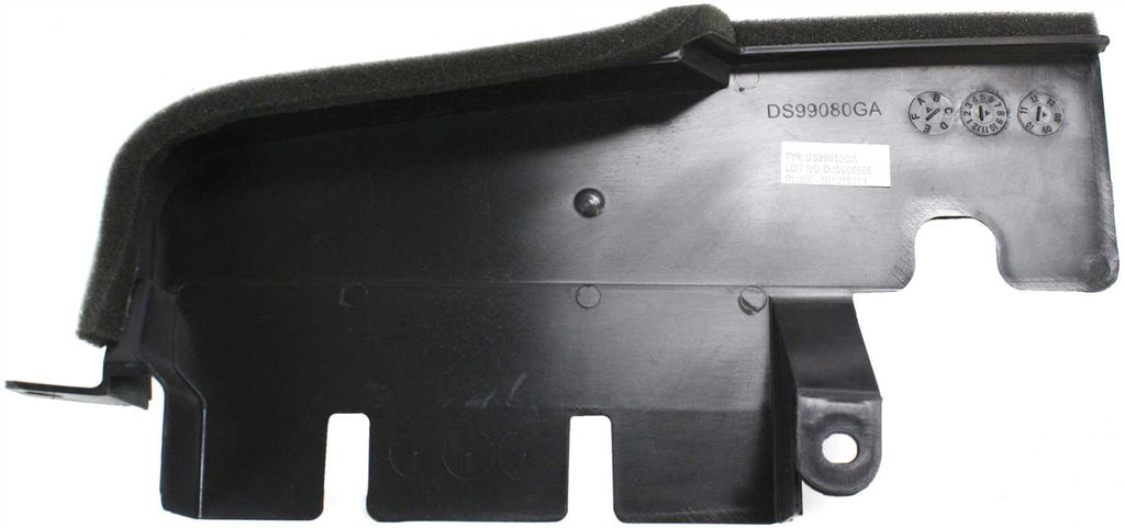 ALTIMA 07-12/MAXIMA 09-14 ENGINE SPLASH SHIELD, Side Cover, Upper, Black, 3.5L Eng, Coupe/Sedan
