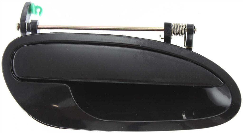 GTO 04-06 FRONT EXTERIOR DOOR HANDLE RH, Smooth Black w/o Keyhole, Plastic