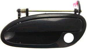 GTO 04-06 FRONT EXTERIOR DOOR HANDLE LH, Smooth Black, w/ Keyhole, Plastic