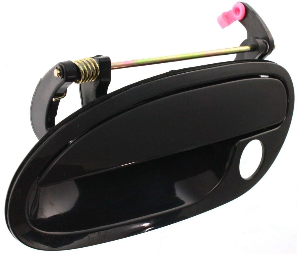 GTO 04-06 FRONT EXTERIOR DOOR HANDLE LH, Smooth Black, w/ Keyhole, Plastic