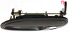 GTO 04-06 FRONT EXTERIOR DOOR HANDLE LH, Smooth Black, w/ Keyhole, Plastic