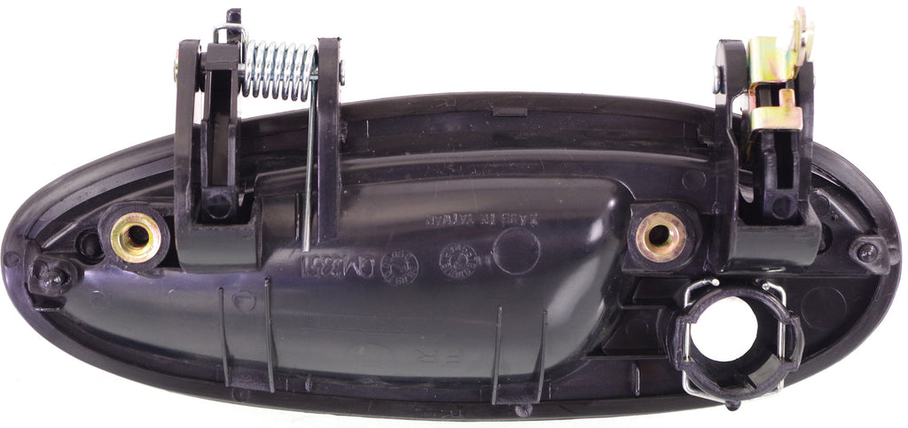 BONNEVILLE/LESABRE 00-05 FRONT EXTERIOR DOOR HANDLE RH, Smooth Black, w/ Keyhole, Plastic