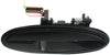 BONNEVILLE/LESABRE 00-05 FRONT EXTERIOR DOOR HANDLE RH, Smooth Black, w/o Keyhole, Plastic