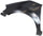 SX4 08-13 FRONT FENDER LH, Primed, Sedan, w/o Side Lamp and Flare Hole, Steel