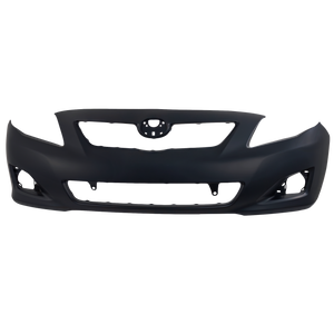 COROLLA 09-10 FRONT BUMPER COVER, Primed, w/o Spoiler Holes, Japan/(North America, Exc. S/XRS Mdls) Built - CAPA