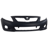 COROLLA 09-10 FRONT BUMPER COVER, Primed, w/o Spoiler Holes, Japan/(North America, Exc. S/XRS Mdls) Built - CAPA