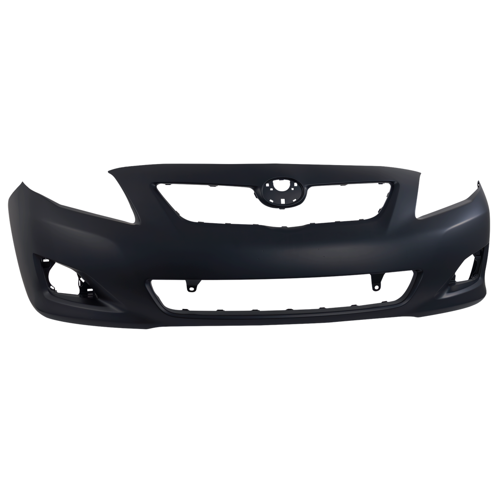 COROLLA 09-10 FRONT BUMPER COVER, Primed, w/o Spoiler Holes, Japan/(North America, Exc. S/XRS Mdls) Built - CAPA